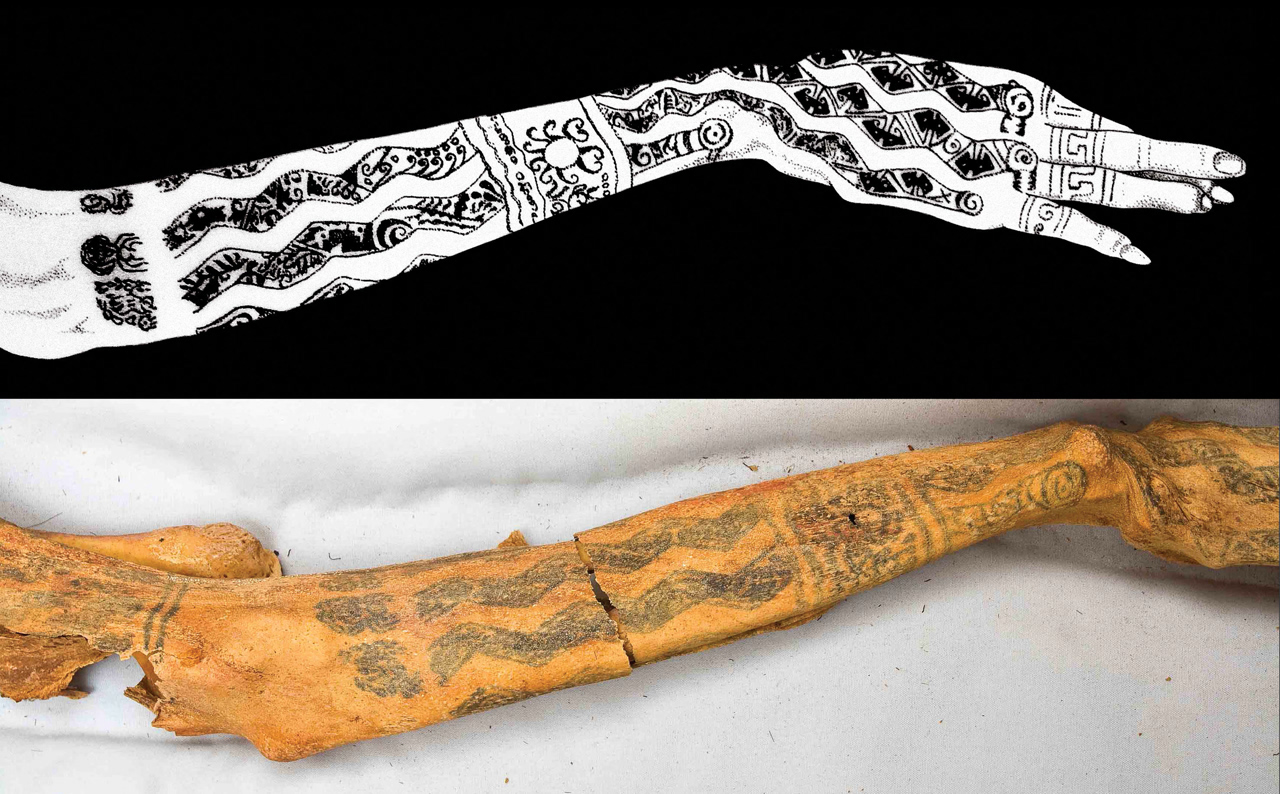 Скифские Татуировки на мумиях