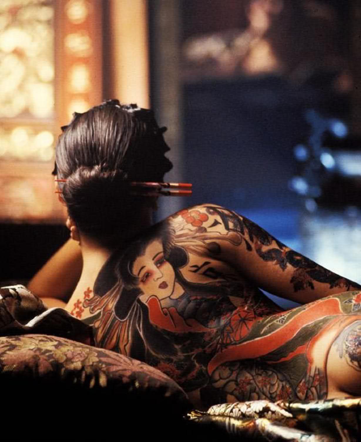 Татуировки японских гейш